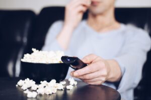 Watching home tv
