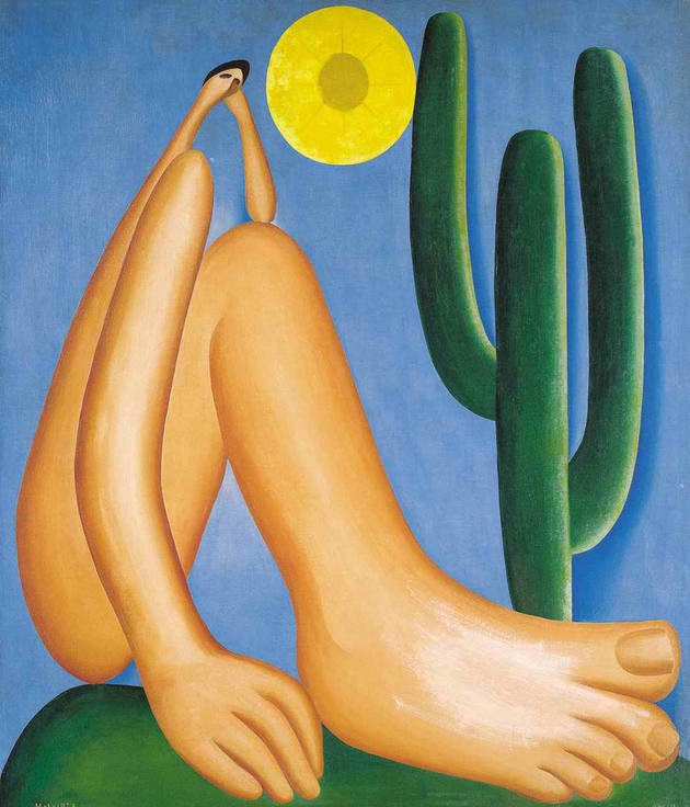 Quadro "Aboporu" de Tarsila do Amaral.