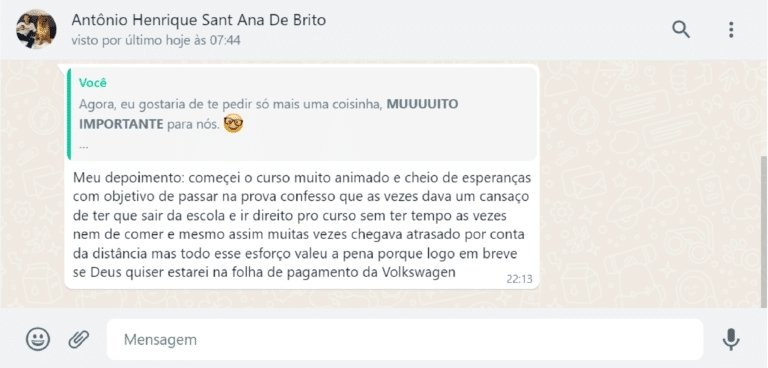 ANTÔNIO HENRIQUE SANT ANA DE BRITO